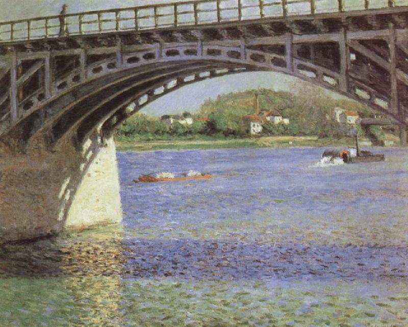 The Bridge at Argenteuil and the Seine, Gustave Caillebotte